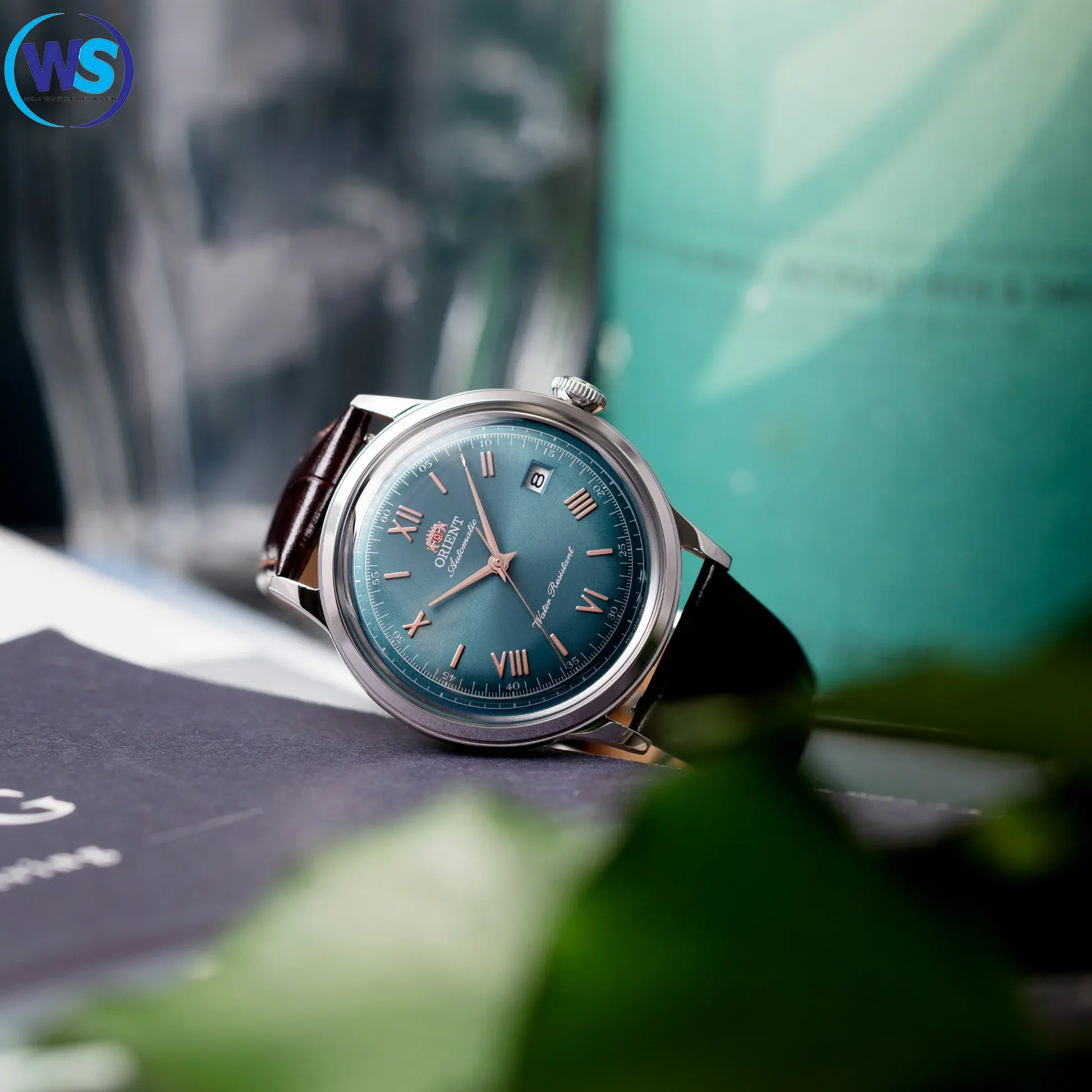 Orient Bambino Version II Automatic Green Dial Men's Watch- RA-AC0023E